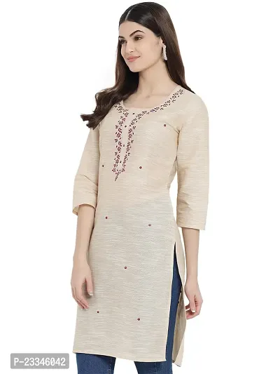 TARUBI Women's South Cotton Kurta for Womens and Girls-thumb3