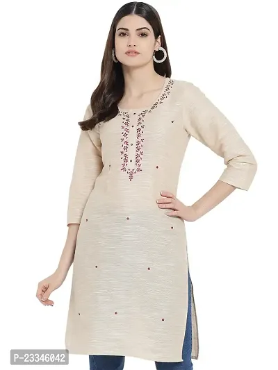 TARUBI Women's South Cotton Kurta for Womens and Girls-thumb0