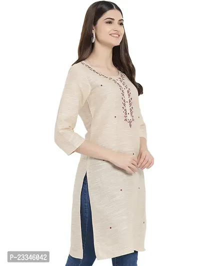 TARUBI Women's South Cotton Kurta for Womens and Girls-thumb4