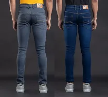 Multicoloured Denim Mid Rise Jeans For Men Pack of 2-thumb1