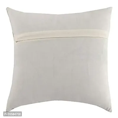 SELF DESIGN CUSHION COVER SET OF 5 ,SIZE 16inch X 16 inch-thumb4