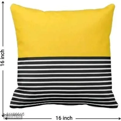 SELF DESIGN CUSHION COVER SET OF 5 ,SIZE 16inch X 16 inch-thumb2