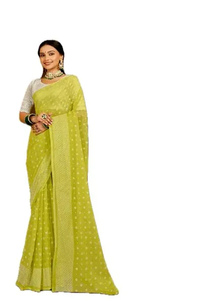 Elegant Chiffon Saree with Blouse piece For Women