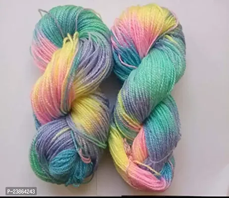 Premium Quality Ntgs Ganga Glow Knitting Yarn Wool, Icey Pink 400 Gm Woolen Crochet Yarn Thread Vardhman Wool Yarn For Knitting-thumb0
