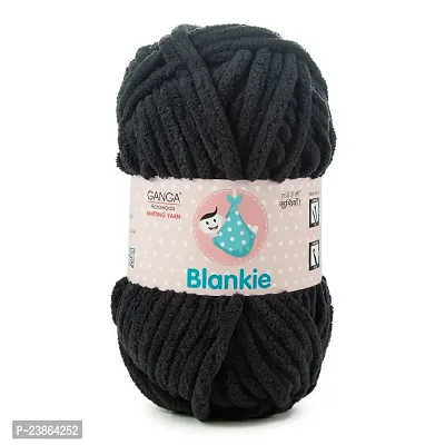 Premium Quality Blankie Is A Super Soft Chenille Yarn. Oekotex Class 1 Certified. Safe For Babies. Pack Of 2 Balls - 100Gm Each.
