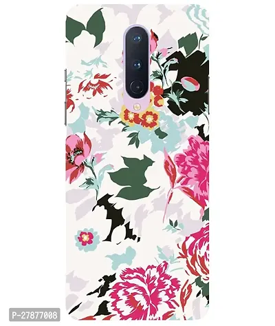 Pattern Creations Flower Printed Pattern Back Cover For OnePlus 8