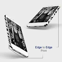 Pattern Creations Black and White Stripes Back Cover For OnePlus 7T-thumb3