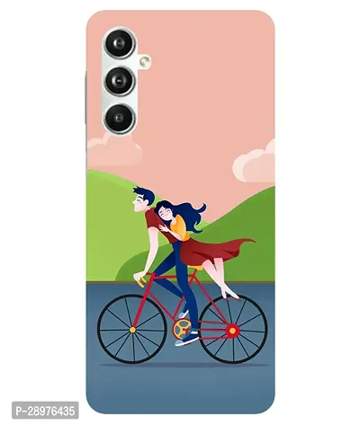 Pattern Creations Cycling Couple Back Cover For Samsung Galaxy M34 5G /F34 5G-thumb0