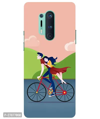 Pattern Creations Cycling Couple Back Cover For OnePlus 8 Pro