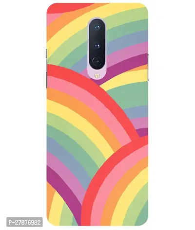 Pattern Creations Rainbow Multicolor Back Cover For OnePlus 8