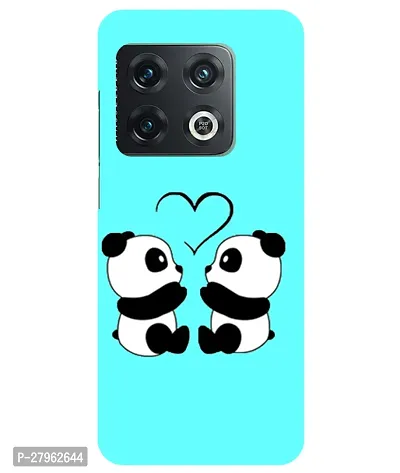 Pattern Creations Two Panda With heart Printed Back Cover For OnePlus 10 Pro 5G-thumb0