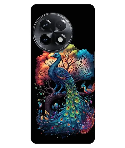 Pattern Creations Peacock Back Cover For OnePlus 11R