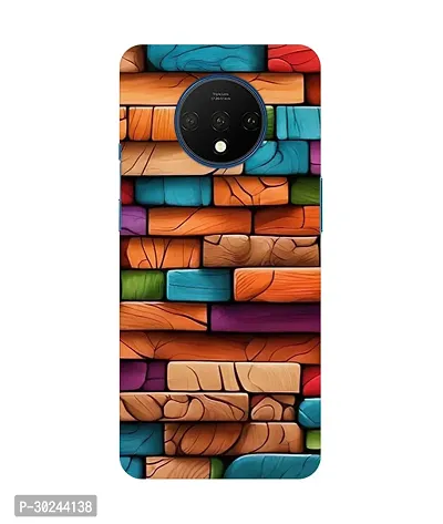 Pattern Creations Colorful Wood Back Cover For OnePlus 7T