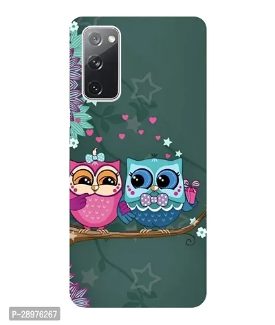 Pattern Creations Heart Owl Design Back Cover For Samsung Galaxy S20 FE /S20 FE 5G-thumb0