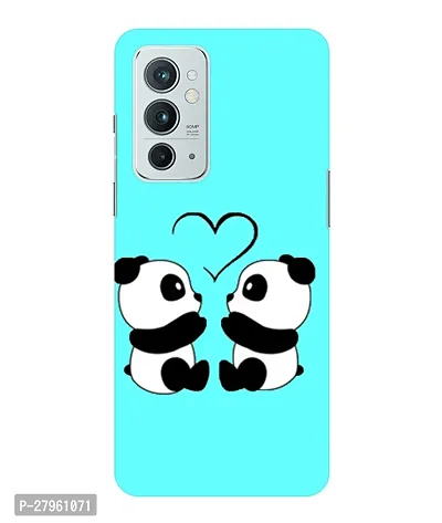 Pattern Creations Two Panda With heart Printed Back Cover For OnePlus 9RT