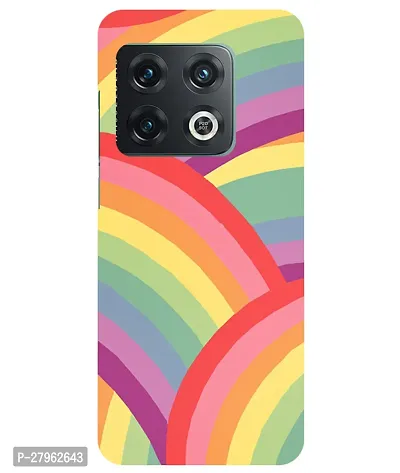 Pattern Creations Rainbow Multicolor Back Cover For OnePlus 10 Pro 5G