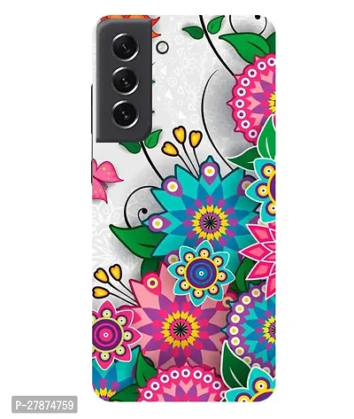 Pattern Creations Flower Paint Back Cover For Samsung Galaxy S21 FE 5G