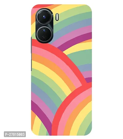 Pattern Creations Rainbow Multicolor Back Cover For Vivo T2X 5G / Vivo Y56 5G