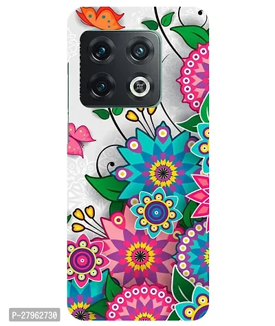 Pattern Creations Flower Paint Back Cover For OnePlus 10 Pro 5G