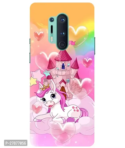 Pattern Creations Cute Unicorn Design back Cover For OnePlus 8 Pro