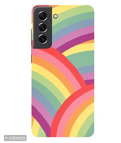 Pattern Creations Rainbow Multicolor Back Cover For Samsung Galaxy S21 FE 5G