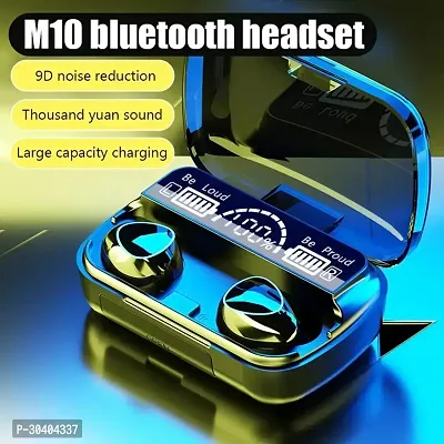 M10 TWS Bluetooth 5.1 Earphone Charging Box Wireless Eauds Stereo Sports Waterproof with Microphone Bluetooth Headset