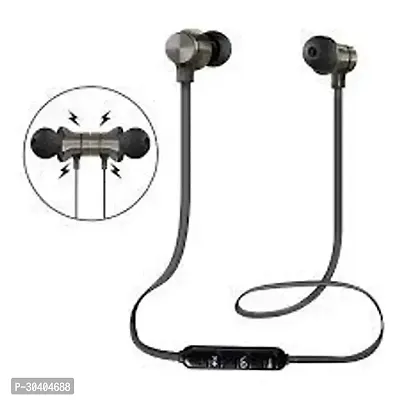 Magnetic Wireless Bluetooth Headphones, Headset with Mic and Sound Button Earphone for all smart phones.-thumb0