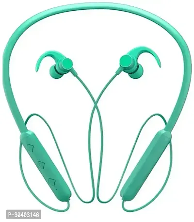 F-145 neckband bluetooth headphone with Fast Charge and upto 36 Hours Playback Bluetooth Headset (TEAL GREEN, In the Ear)