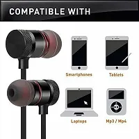 Azkiya Magnet Premium Sound Quality Bluetooth Earphones With Bass Boost-thumb3