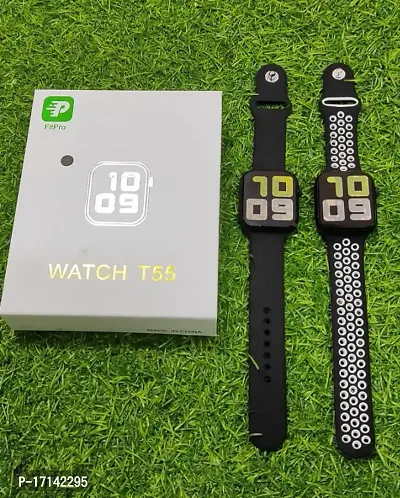 Smart Features at Your Wrist: T55 Smart Digital Watch with Notifications and Bluetooth Connectivity