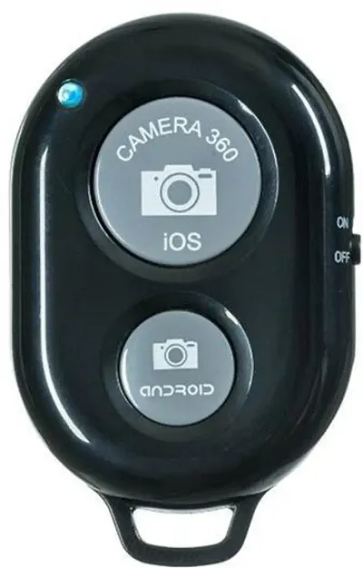 KMJSA A15  Wireless Bluetooth Remote Shutter Controller Button Self-Timer Camera Stick Shutter Release Phone Controller