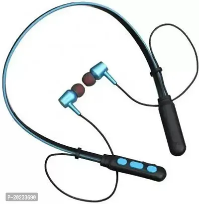 B11 Neckband Bluetooth Headset (Blue, In the Ear)-thumb0