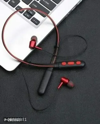 Azkiya B11 CLEAR SOUND HIGH BASS Bluetooth Headset (Black, Blue, Red, In the Ear)-thumb0