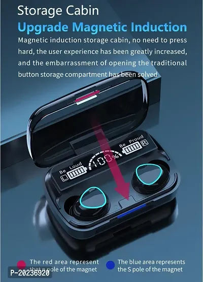 AZKIYA M10 BLUETOOTH 5.1 CHARGING BOX WIRELESS EARDBUD STEREO SOUND Bluetooth Headset-thumb3