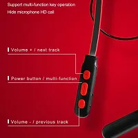 Azkiya B11 Latest Bluetooth Wireless Stylish Neckband With Deep Bass-thumb1