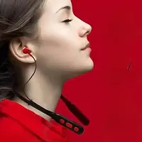 Azkiya B11 Latest Bluetooth Wireless Stylish Neckband With Deep Bass-thumb2