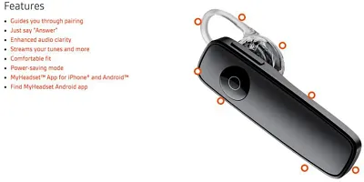 K1 Bluetooth Headset for all Smart phones-thumb2