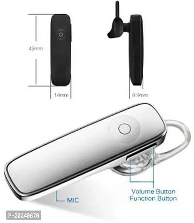 Azkiya K1 Single Ear Bluetooth Gaming And Calling Headset Bluetooth-thumb3