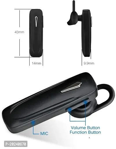 Azkiya K1 Single Ear Bluetooth Gaming And Calling Headset Bluetooth-thumb2