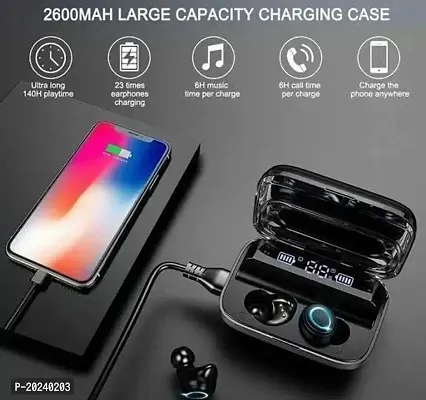 M10 EarBuds Wireless Bluetooth Portable Powerbank Charging Case