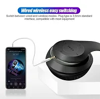 Azkiya P47 Wireless Bluetooth Headphones HD Sound Bass Mic SD Card Slot Bluetooth Headset (-thumb1