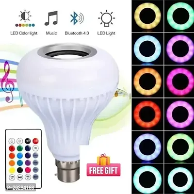 Smart Colour Changing Bluetooth Speaker LED Music Light Bulb Lamp with Remote C