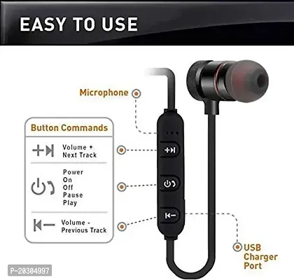 S6 metal magnetic wireless earphone-thumb2