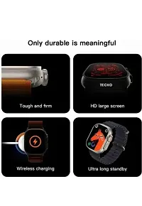 S8 Watch Ultra 49mm Latest Bluetooth Calling Series 8 AMOLED High Resolution with All Sports Features  Health Tracker, 5 Days Long Wireless Charging Battery, Bluetooth Unisex Smart Watch (T-900 Ultra-thumb2