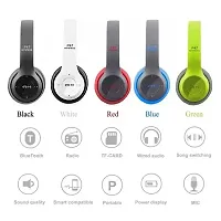 Headphone P47 Earphone Wireless BT Foldable with Mic,FM,TF Bluetooth Headset-thumb2