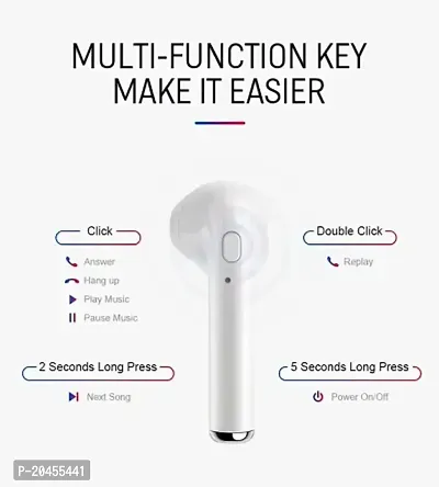 boAt Tunifi Earbuds i7s upto 30 Hours playback Wireless Bluetooth Headphones Airpods ipod buds bluetooth Headset-thumb2