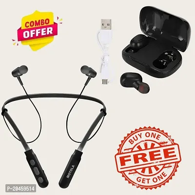 Unparalleled Sound Freedom  B11 Neckband + L21 Earbuds Bundle