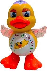 Musical Dancing Duck Toy with Vibrant FlashLight  Sound For Kids 3 Months  Up-thumb1