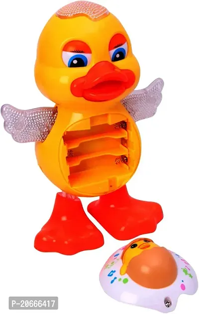 Musical Dancing Duck Toy with Vibrant FlashLight  Sound For Kids 3 Months  Up-thumb3