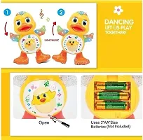 Dancing Duck Toy with Flashing Light  Musical Sound for Kid Real Dancing Action-thumb1
